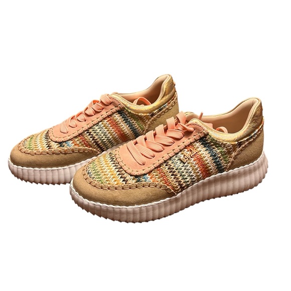 La Strada Multicolor Knitted Fashion Sneakers - Picture 7 of 9